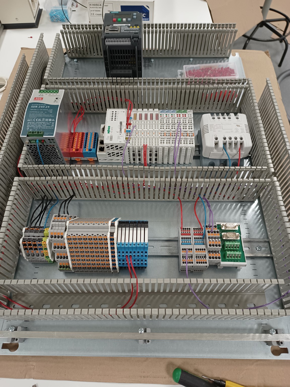 Industrieel besturingspaneel met WAGO I/O