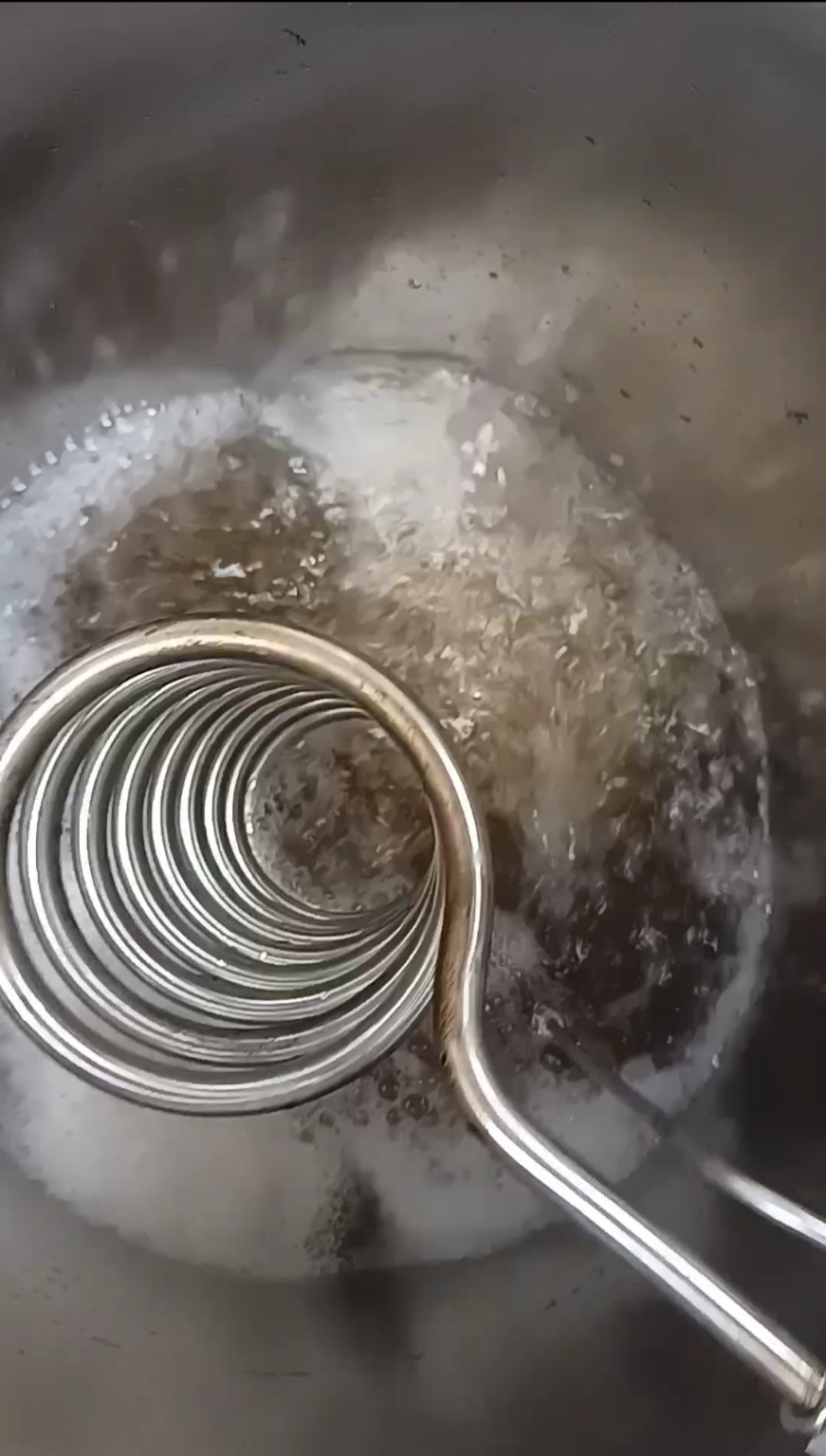 Procesvat met interne warmtewisselaar